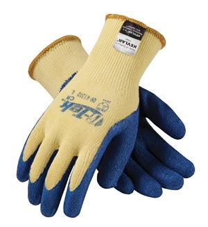 GTEK CR KEVLAR WITH CRINKLE FINISH LATEX - Cut Resistant Gloves